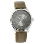 Titan Urban Edge Lustrous Olive Dial Leather Watch